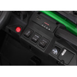 Elektrické autíčko Farmer Truck X-POWER - dvojmiestne, zelené